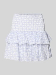 Rozkloszowana spódnica mini z falbanami model 'ZOEY' od ONLY - 44