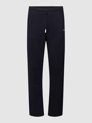 Sweatpants mit Label-Stitching von BOSS Green Blau - 36