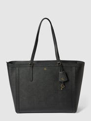 Shopper mit Label-Applikation Modell 'CLARE' von Lauren Ralph Lauren Schwarz - 28
