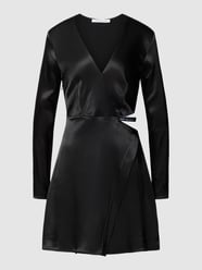 Cocktailkleid mit Wickel-Optik von Calvin Klein Jeans Schwarz - 28