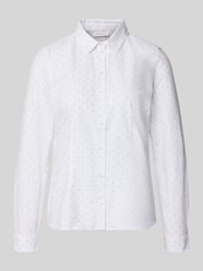 Bluse mit Hemdblusenkragen und Knopfleiste von Christian Berg Woman - 17