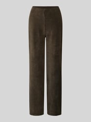 Regular Fit Cordhose mit elastischem Bund von Mango Grün - 7