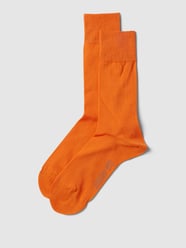 Socken mit Rippenbündchen im 2er-Pack von Christian Berg Men Orange - 35