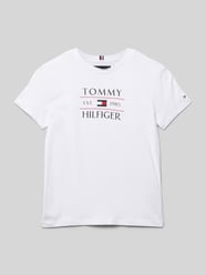 T-Shirt mit Label-Print von Tommy Hilfiger Teens - 19