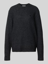 Sweter z dzianiny z wyhaftowanym logo model 'CURTIS' od Carhartt Work In Progress - 22