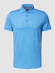 Regular Fit Poloshirt mit Logo-Stitching von Tommy Hilfiger Tailored Blau - 17