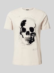 T-Shirt mit Motiv-Print von Antony Morato Beige - 7