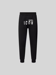 Sweatpants mit Label-Print von Dsquared2 Schwarz - 8