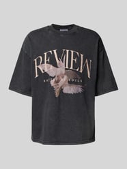 T-Shirt mit Label-Print von REVIEW - 2
