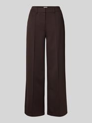 Wide Leg Stoffhose mit fixierten Bügelfalten Modell 'KATE' von ICHI - 12