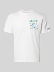 Koszulka T-shirt z przeszyciami model 'PORTOFINO' od MC2 Saint Barth - 15