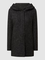 Mantel mit Woll-Anteil Modell 'Sedona' von Only Grau / Schwarz - 19