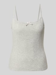 Top na ramiączkach o kroju regular fit z czystej bawełny model 'MARIE' od PIECES - 17