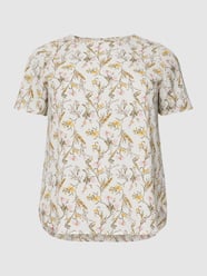 PLUS SIZE Blusenshirt mit Rundhalsausschnitt von ONLY CARMAKOMA Weiß - 21