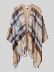 Relaxed Fit Poncho in Strick-Optik von FRAAS - 1