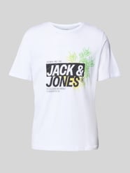 T-Shirt mit Label-Print Modell 'JAXON' von Jack & Jones - 13