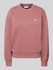 Sweatshirt mit Logo-Stitching Modell 'CASEY' von Carhartt Work In Progress Pink - 18