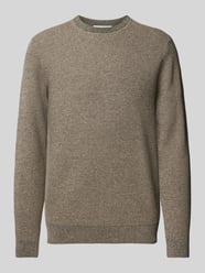 Strickpullover mit Strukturmuster Modell 'ROSS' von SELECTED HOMME Grau - 12