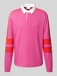 Classic fit poloshirt in design met lange mouwen van Lacoste - 13