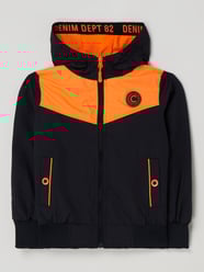 Jacke mit Kapuze Modell 'Glazer' - wasserabweisend  von CARS JEANS Blau / Türkis - 36