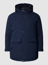PLUS SIZE Parka mit Ärmelriegeln Modell 'CHAMP' von Jack & Jones Plus Blau - 21