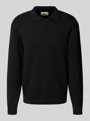 Sweter z dzianiny z kołnierzykiem typu kent model ‘Peter’ od Redefined Rebel - 32