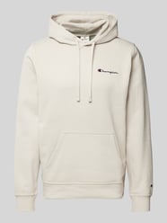 Hoodie mit Label-Stitching von CHAMPION Beige - 37