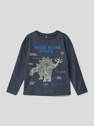 Longsleeve mit Motiv-Print von Name It Blau - 36