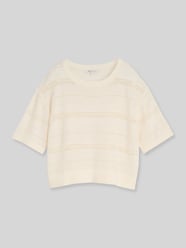 TOM TAILOR Denim Sweatshirt voor dames, 12155, lichtblauw melange, L