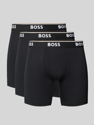 Bokserki z elastycznym paskiem z logo w zestawie 3 szt. od BOSS - 30