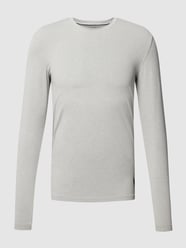 Shirt met lange mouwen en ronde hals, model 'PERFORMANCE' van Polo Ralph Lauren Underwear Grijs / zwart - 20