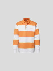 Poloshirt mit Streifenmuster von Jacquemus Orange - 11