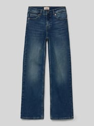 Jeansy z szeroką nogawką z mieszanki bawełny model ‘JUICY’ od Only - 30