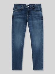 Jeansy o kroju straight fit z mieszanki bawełny od Tommy Hilfiger - 4