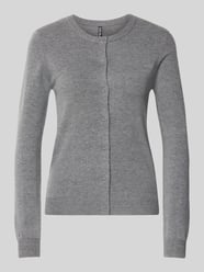 Slim Fit Strickjacke aus Viskose-Mix Modell 'NORA' von PIECES - 35