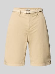 regular fit bermuda’s van katoenmix van s.Oliver RED LABEL Beige - 25