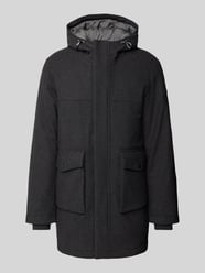 Parka o kroju relaxed fit z mieszanki wełny z kapturem od s.Oliver BLACK LABEL - 46