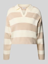 Strickpullover mit Polokragen von GUESS Jeans Pink - 27
