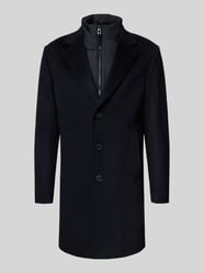 Lange wollen jas in dubbele-laagjeslook, model 'Morris' van JOOP! Collection - 48