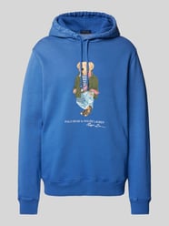 Hoodie mit Motiv- und Label-Print von Polo Ralph Lauren Blau - 14