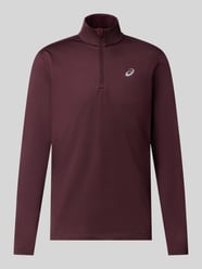 Sportshirt met logo en ritssluiting van ASICS - 5