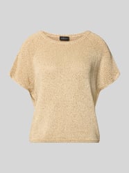 Relaxed Fit Strickpullover mit kurzem Arm von s.Oliver BLACK LABEL Beige - 28