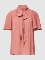 Bluzka z wiązaniem pod szyją i marszczeniami model ‘FARHINA’ od Lauren Ralph Lauren Różowy - 2