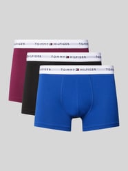 Trunks mit elastischem Logo-Bund im 3er-Pack von Tommy Hilfiger Blau - 29