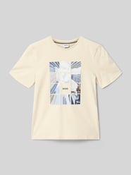 krój regular fit t-shirt z mieszanki bawełny od BOSS - 20