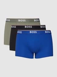 Trunks mit Label-Details im 3er-Pack Modell 'Power' von BOSS Blau - 39