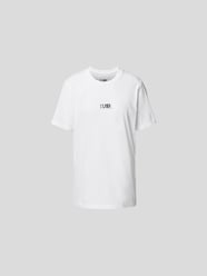 T-Shirt mit Logo-Applikation von MM6 Maison Margiela Weiß - 1