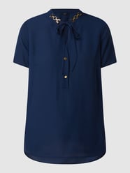 Blouse met strik en kettingdetails  van Marciano Guess Blauw / turquoise - 38