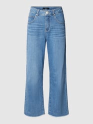 Jeans mit Label-Patch Modell 'Momito' von OPUS Blau - 12