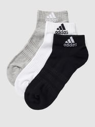 Sneakersokken met labelprint in een set van 3 paar van ADIDAS SPORTSWEAR Grijs - 33